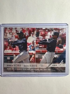 K283,760 - 2018 Topps Now #130 Ozzie Albies/Ronald Acuna - Picture 1 of 1