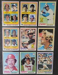 1978 Topps Baseball Complete SET 1-726 EX+ consistent quality
