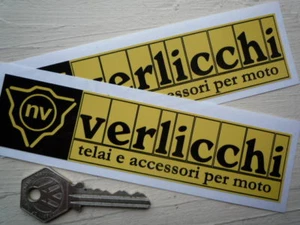 VERLICCHI Race Parts Motorcycle STICKERS 6" DUCATI Racing Bike Frames Bicycle - Picture 1 of 1