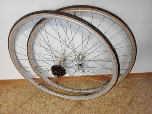 Bujes campagnolo record par de ruedas círculos ambrosio llantas carreras - Imagen 1 de 8