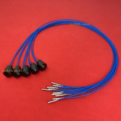 5Pcs Joystick Push Button Black 2 Line 635-8205 For Caterpillar 336Gc 330Gx New - Image 1 of 4