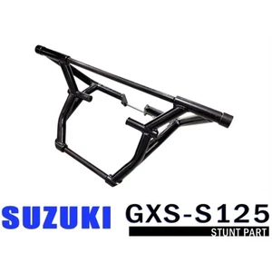 SUZUKI GSX-S125 / R125 Crash Cage Guard Bar Stunt Part Frame Steel Black - Picture 1 of 6