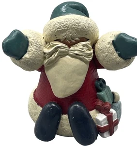 Vintage Weihnachten Weihnachtsmann Figur Geschenk 1992 Cheri Hugs sitzen Regal LESEN - Bild 1 von 5