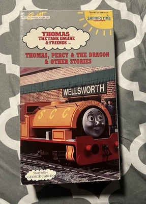 Thomas The Tank Engine and Friends VHS Thomas Percy and the Dragon George Carlin - Image 1 of 4
