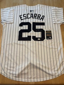 JC Escarra New York Yankees Autographed Signed Jersey JSA COA - Picture 1 of 3