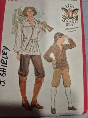 4210 Butterick Vintage SEWING Pattern Boys Patriot 1776 Costume Washington - Image 1 of 4