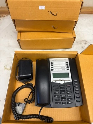 4 Pack - Aastra VOIP IP Phone SIP 6731i Office A6731-0131-10-02 W/ Power Supply - Image 1 of 3