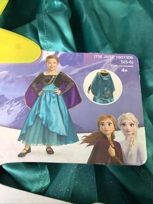 Disney Frozen Queen Anna Deluxe Costume by Disguise Size S 5-6 New - Image 1 of 4