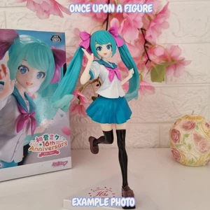 Miku hatsune Figur Schuluniform 16th Anniversary Originalware - Bild 1 von 16