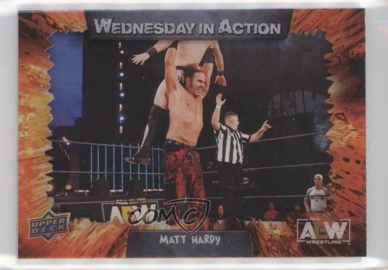 2021 Upper Deck AEW All Elite Wrestling Wednesday in Action Matt Hardy #WIA-6 - Image 1 of 2