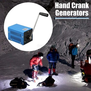 Haushalt Outdoor Tragbare Manuelle Handkurbel Generator Dynamo USB Ladegerät - Bild 1 von 7