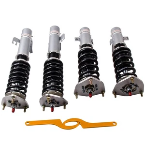 Adj.Coilovers Coilover Suspension Spring Struts for Subaru Impreza WRX GC8 93-01 - Picture 1 of 17