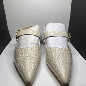 Bared Schuhe Eider Chai Kroko Prägung Leder Gr. 39 US 8,5 - Bild 1 von 8