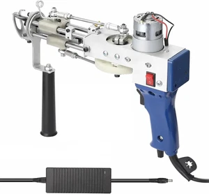 Teppich Tufting Pistole 2in1 Schnitt und Schleife Flor Pistolen Stickmaschine High Speed Teppich - Bild 1 von 9