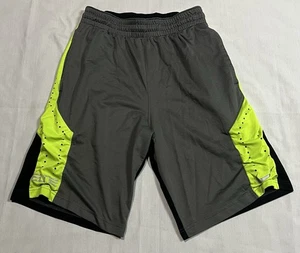 Nike Elite Basketball Shorts Herren S grau Volt neon Dri-Fit Athletik Training - Bild 1 von 7