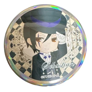 Black Butler Kuroshitsuji Sebastian Pic-Lil Book of Circus Can Badge Pin Japan - Picture 1 of 3