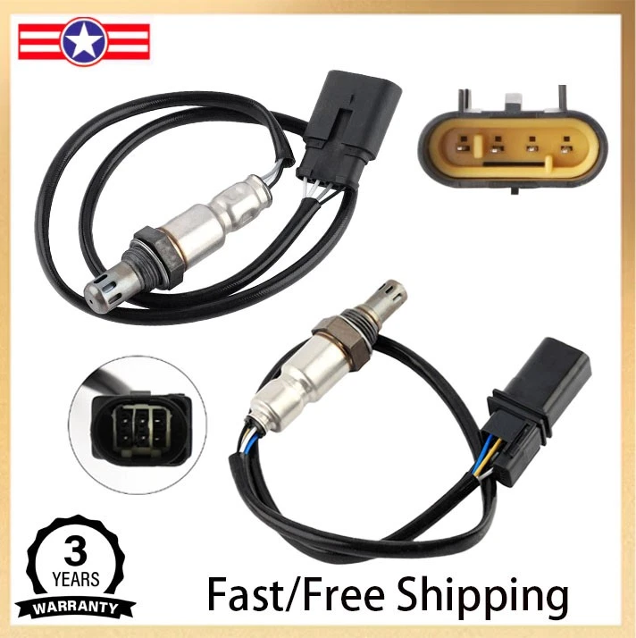 2X Sensor de oxígeno para Fiat 500 2012 2013 2014 2015 2016 1,4 L L4 turboalimentado SOHC Foto 1 de 4