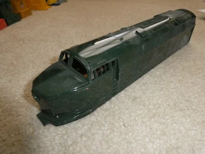 Carrocería locomotora diésel verde muestra escala O Weaver 13,75" de largo Foto 1 de 3