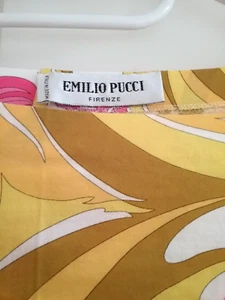 Emilio Pucci⭐VINTAGE⭐OBERTEIL mercerisierte Baumwolle Cotton⭐♥️Preis - Bild 1 von 4