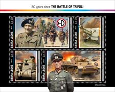 WWII Battle of Tripoli 80 Years MNH Stamps 2023 Sierra Leone M/S