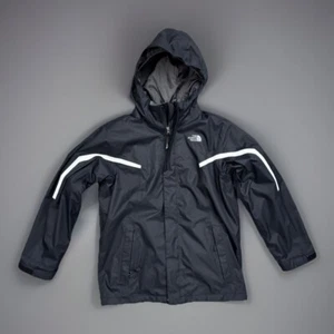 The North Face Jacket Boys Large 14/16 Garcons Hooded 3 in 1 Coat Black - Picture 1 of 10