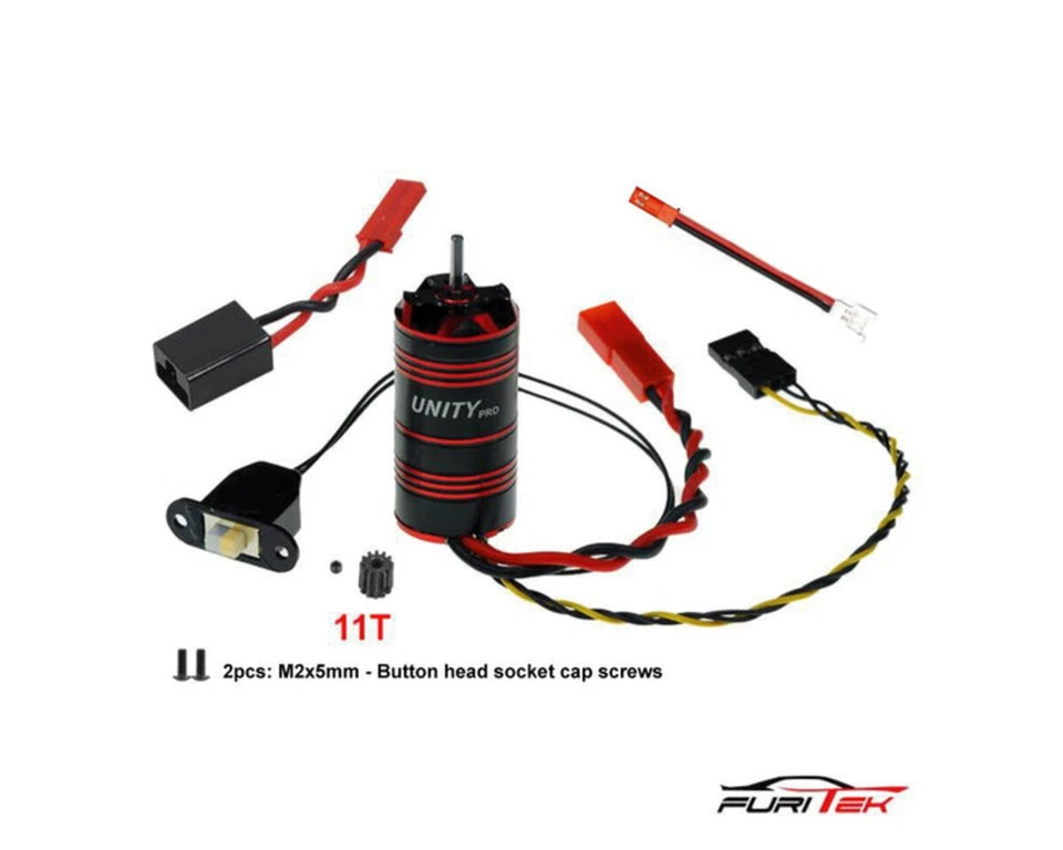 Furitek Unity PRO 3500kv 2in1 Micro FOC Brushless System für CR-18P FUR2576  - Bild 1 von 1