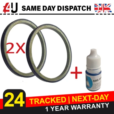 2X Anillo Magnético ABS para IVECO Diario Masivo Pick-up Frontal + Retenedor - Imagen 1 de 4