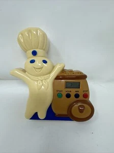 Pillsbury Digital Timer & Clock Doughboy Poppin' Fresh 1997 Works - Picture 1 of 6