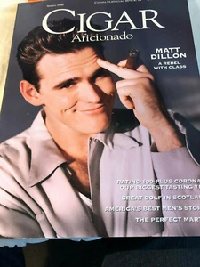CHICAGO AFICIANADO MAGAZIN Frühjahr 1996 - Matt Dillon Rebel mit Klasse, Bewertung - Bild 1 von 3
