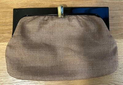 Bolso clutch vintage años 60 70 Grannycore tweed Foto 1 de 4