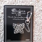 Chelsea papillon par Ganz clé plaquée argent à clipser neuve avec étiquettes dans l'emballage