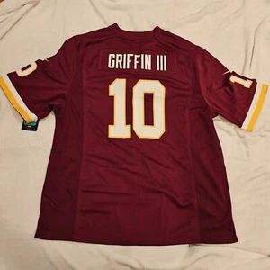 NFL Washington Redskins Robert Griffin III 10 RG3 Nike Jersey Men XL 52 New Holo - Picture 1 of 9