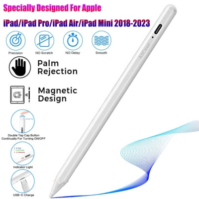 Stylus Pencil For Apple iPad 9th/7th/8th/Mini 6/5/Pro 11&12.9''/Air 3rd/4th Pen - Image 1 of 4