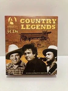 Country Legends By Original American Classics 3 Cds Conway Twitty Merle Haggard - Picture 1 of 8