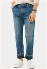 new Michael Kors men capri jeans CS93CSF21M rinse stretch sz W33 x L30 blue $98