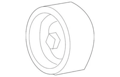 Подлинный шкив натяжителя приводного ремня Ford 2003-2010 F-250 Super Duty XLT 3C2Z-8678-CB - Изображение 1 из 2