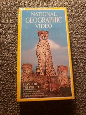 New National Geographic Video Season Of The Cheetah VHS Factory Sealed New - Image 1 of 4