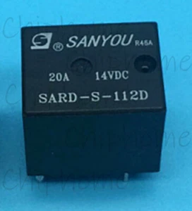 1Pce SARD-S-112D 12VDC SanYou Power Relay 20A 5Pins New - Picture 1 of 1