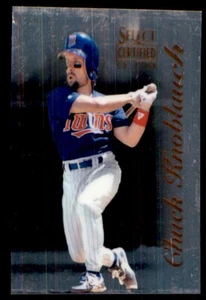1997 SELECT CERTIFIED CHUCK KNOBLAUCH MINNESOTA TWINS #18 - Picture 1 of 2