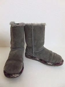 UGG CLASSIC SHORT ROCK CHARCOAL GRAY BOOTS SIZE US 5 - Picture 1 of 6