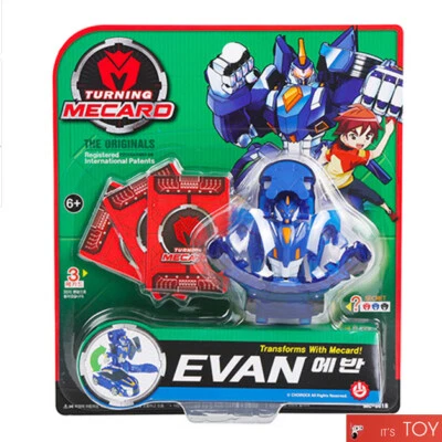 Turning Mecard EVAN Blue ver Main Hero Transforming Korean Robot Car Mecanimal - Image 1 of 4
