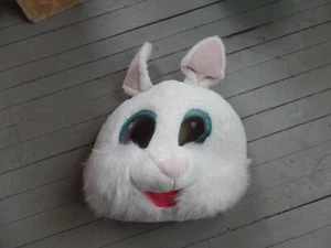DAN DEE BIG GREETER HEAD RABBIT COSTUME FURRY FURRIE EASTER  THEATER MASK SIGNED - Picture 1 of 4