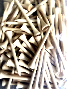 500 Professional 2 1/8” Golf Tees ( natural color in photo ) - Picture 1 of 1