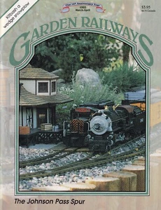 Garden Railways Magazine March-April 1993 Outdoor Railroading Modeling - Picture 1 of 3