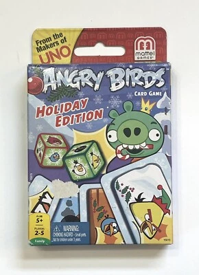 Mattel Angry Birds Holiday Edition - 2012 - Rare Collectible Card Game Sealed - Image 1 of 3