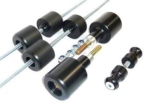 SUZUKI GSXS1000 2021-2023 CRASH PILZE SLIDER PROTEKTOREN SPUND KOMPLETT SET 8 - Bild 1 von 10