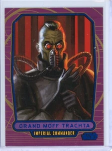 2012 Star Wars Galactic Files 1 Grand Moff Trachta lámina azul paralelo #135/350 - Imagen 1 de 2