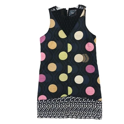 Vestido Anthropologie Maeve Tilde Shift Jacquard Metálico Malla Dorada Escote PEQUEÑO Foto 1 de 4