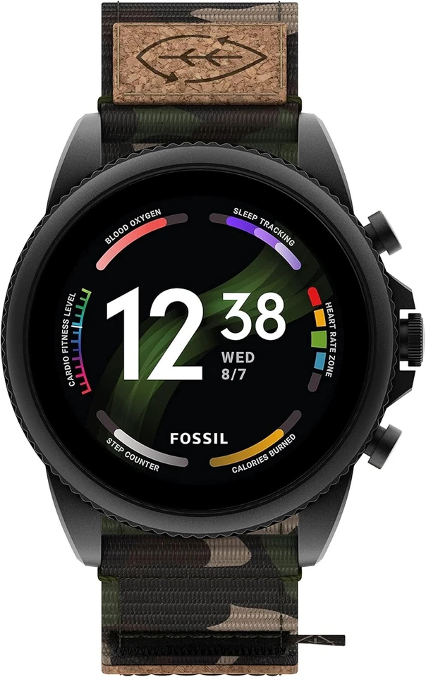 Fossil FTW4063V Gen 6 44mm Steel Touchscreen Smart Watch