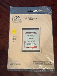 Vintage 9"x12" Patty Ann Creations "Lord's Blessing" Kreuzstich-Set Nr. 627 - Bild 1 von 2